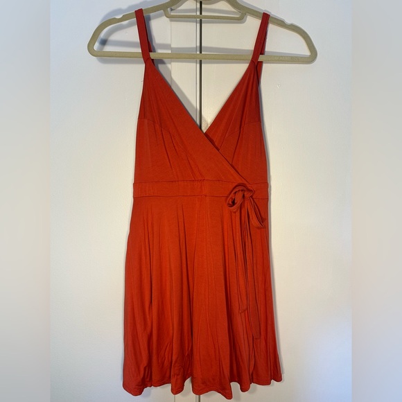 Mod Ref | Tie Front Skort Romper - Picture 4 of 5